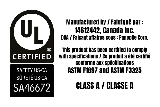 Official UL Enhanced Mark — SA46672 — Class A